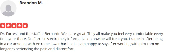 Chiropractic San Diego CA Brandon M Testimonial Chiropractic San Diego CA Brandon M Testimonial