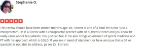 Chiropractic San Diego CA Stephanie O Testimonial