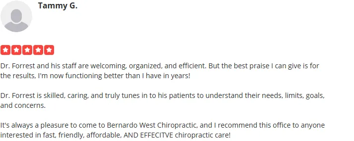 Chiropractic San Diego CA Tammy G Testimonial Chiropractic San Diego CA Tammy G Testimonial